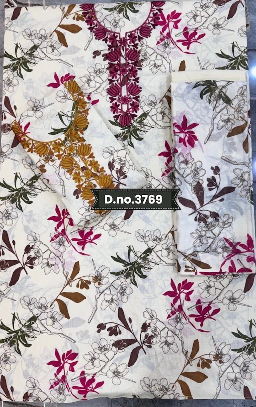 Cotton Printed Suits design 8
