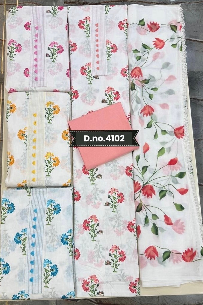 Cotton Printed Suits design 5