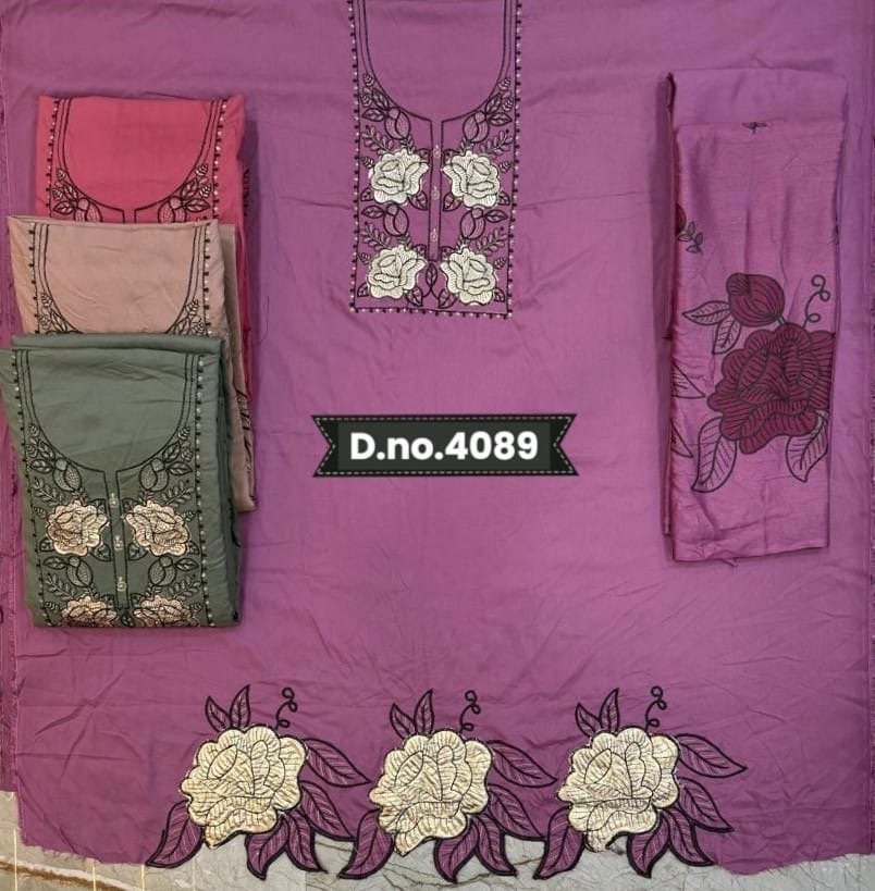 Rayon Embroidery Work design 15