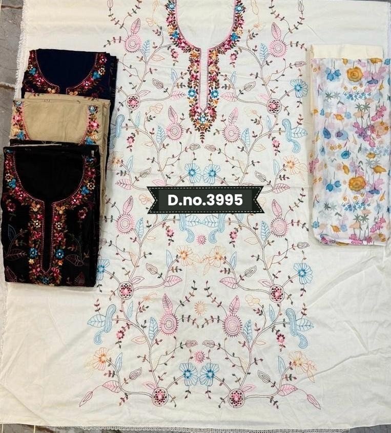 Rayon Embroidery Work design 21